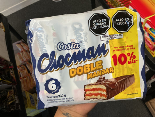 Chocman doble pack 6