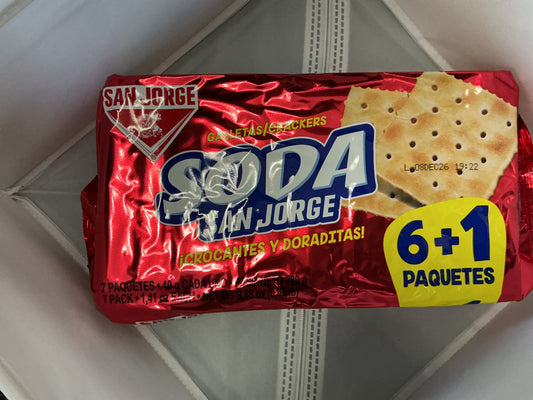 San jorge galleta soda paquete
