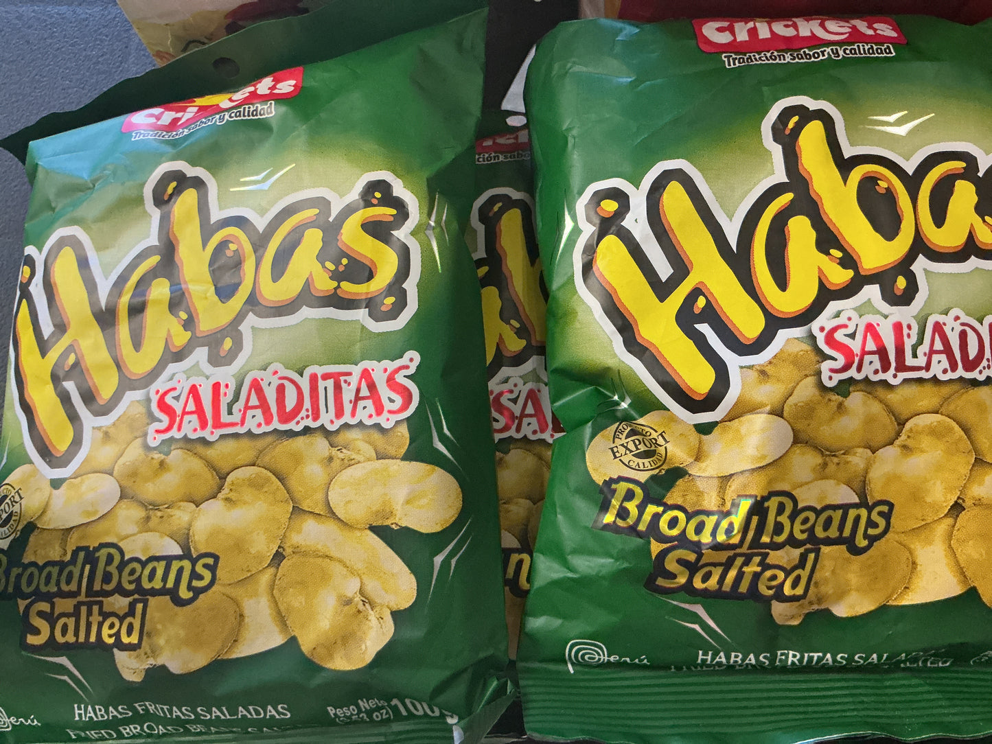 Habas saladitas