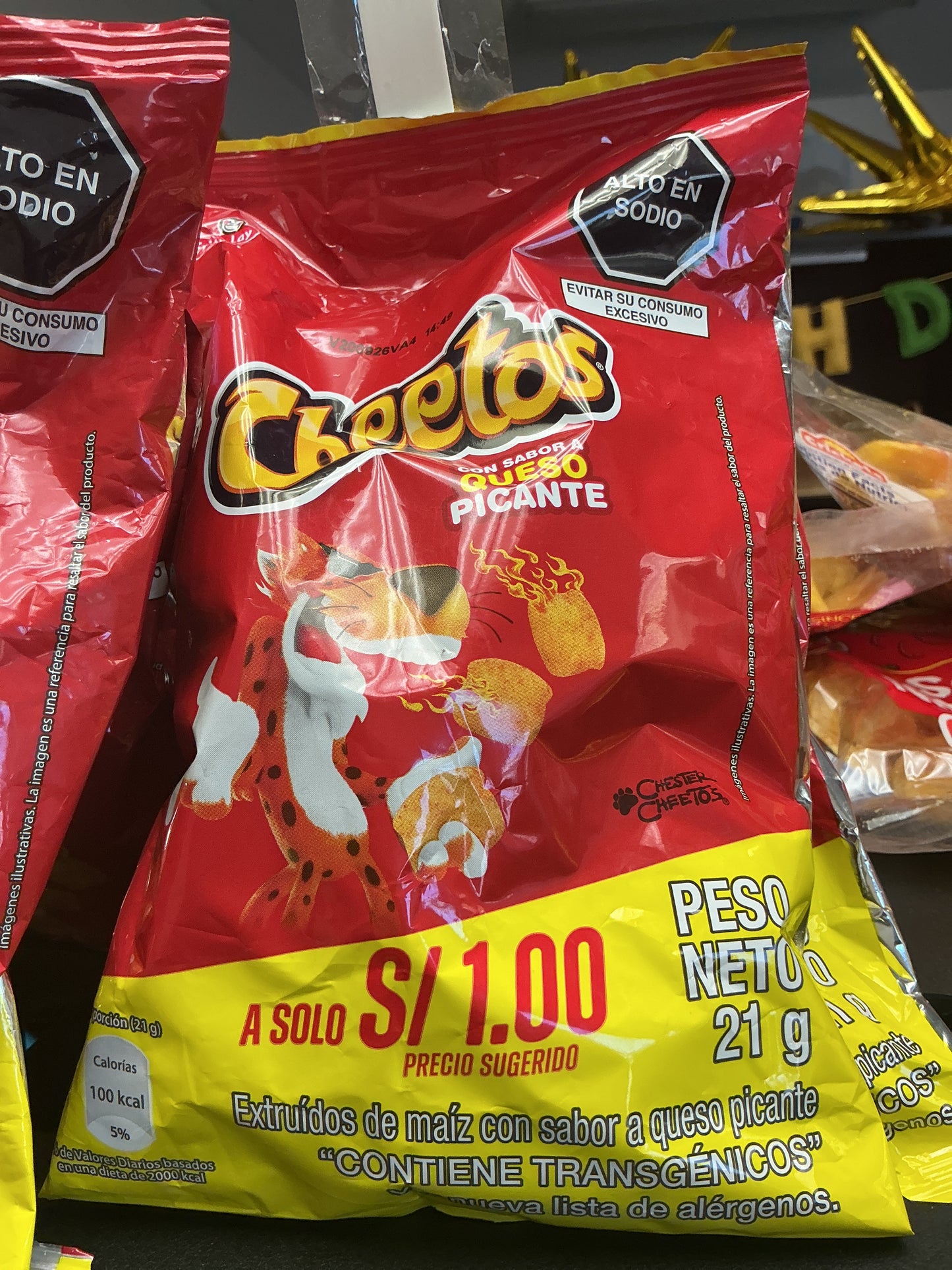 Cheetos Sabor picante